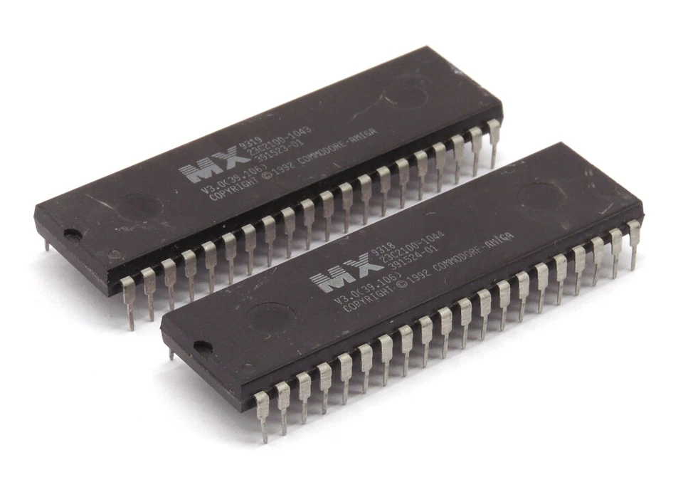 MX 23C2100-1043 + 23C2100-1044 ROM0 + ROM1 Amiga 1200 Kickrom 3.0 DIP-40 - Bild 1 von 1