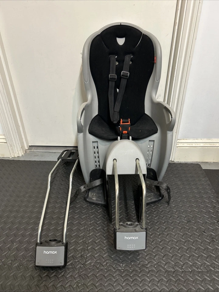 Hamax Rear Child Bike Seat With 2 Brackets And 2 Adapters - Image 1 of 2