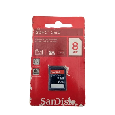 SanDisk SDHC 8 GB Memory Card Class 10 High Speed Flash Storage for Cameras PC - Image 1 of 4