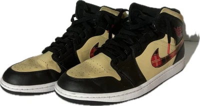 Jordan 1 Mid SE Tartán Swoosh DZ5329 001 Talla 11.5 Foto 1 de 4