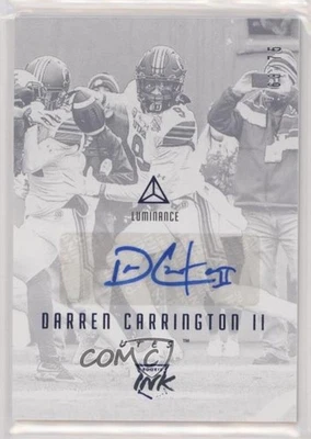 2018 Panini Luminance Rookie Ink Blue /75 Darren Carrington II #RI-DAC Auto RC - Image 1 of 2
