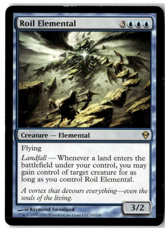 MTG Roil Elemental - Zendikar Moderately Played English - Image 1 of 2