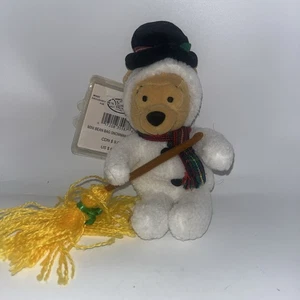 Disney Store exklusiver Mini-Sitzsack Schneemann Winnie Puuh 8 Zoll Plüsch - Bild 1 von 7