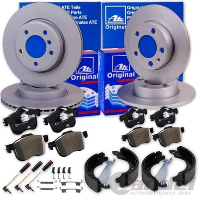 ATE BREMSSCHEIBEN+BELÄGE+HANDBREMSE VORNE + HINTEN für MERCEDES SPRINTER + VW LT - Bild 1 von 4