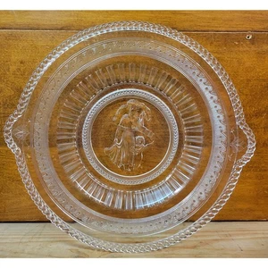 Antiguo Richards & Hartley EAPG - Cupido y Venus - Plato/Plato de 10,5 pulgadas  - Imagen 1 de 4