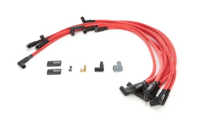 SCOTT PERFORMANCE SBC Spark Plug Wire Set 90-Degree - Red- CH-407-2 Foto 1 de 2