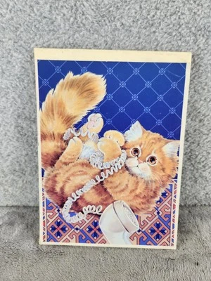 Bloc de notas vintage Morgan Creative Sophisticates Cat 8" x 6" Foto 1 de 4