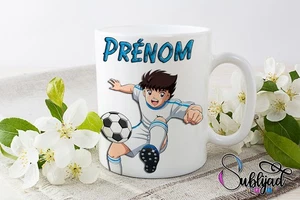 Mug Tasse OLIVE ET TOM Tsubasa Personnalisable Avec le Prénom de Votre Choix - Picture 1 of 1