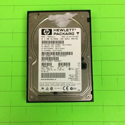 Desktop Computer HP MAG3091LC D6107A 9.1GB ULTRA2 10K SCSI Hard Disk Drive - Image 1 of 4