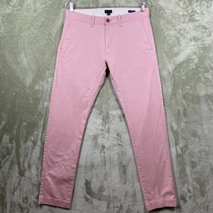 J Crew Flex Pants Men's 31x32 Pink Slim Chinos Slacks - Picture 1 of 13