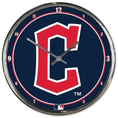 Cleveland Guardians Chrome Clock - MLB - Image 1 of 2