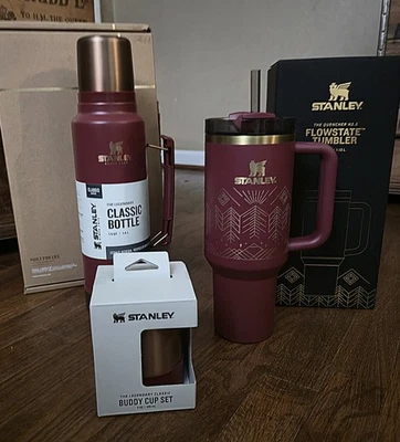 Stanley Classic Bottle With Buddy Cup 1.5 Qt & 40oz Winterscape  Tumbler Set  - Image 1 of 2