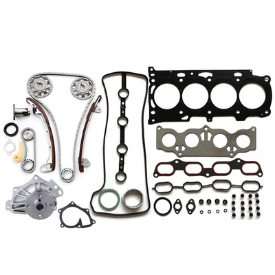 For Toyota Camry RAV4 2.4L 02-09 Timing Chain Kit Head Gasket Set Water Pump Foto 1 de 4