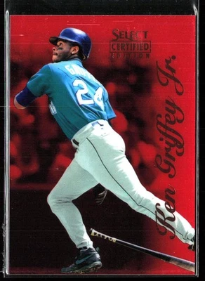 1996 Select Certified Edition - Ken Griffey Jr #47 Red /1800 - Image 1 of 2
