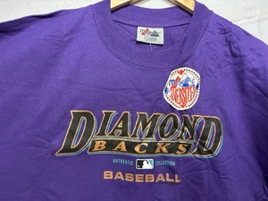 Arizona Diamondbacks Shirt OVERSIZED MLB Majestic New with Tag Men’s XL Purple - Picture 1 of 10