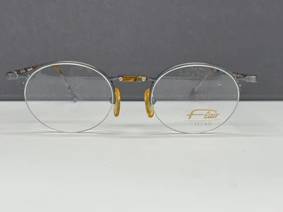 Flair Eyeglasses Frames men woman Round Oval Titan Blau Braun Panto Germany 90er - Image 1 of 4