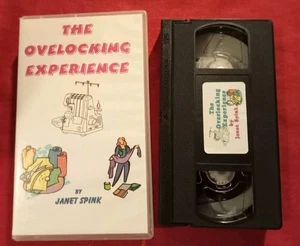 The Overlocking Experience By Janet Spink Video Vhs  - Picture 1 of 3