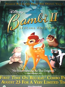Bambi II Movie Poster Disney - Picture 1 of 1