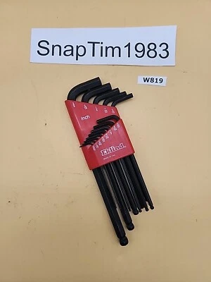 EKLIND 10111 Hex-L Key allen wrench - 13 pc SAE Inch Sizes .050-1/4 in - Image 1 of 4