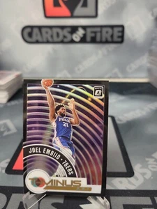 2020-21 Panini Donruss optischer Basketball 13 Joel Embiid Silber Holo Prizm T-Minus - Bild 1 von 2