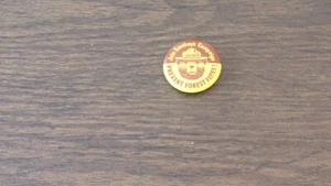 Vintage Join Smokey's Campaign Prevent Forest Fires Smokey The Bear Pinback - Picture 1 of 2