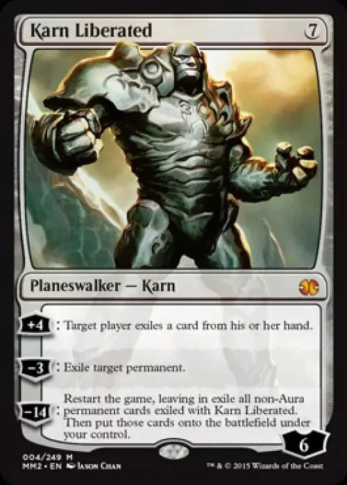 MTG - Karn Liberated - Foil Modern Masters 2015 - Image 1 of 1
