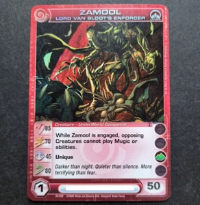 Zamool Lord Van Bloot's Enforcer Max Courage/Power UltraRare Alliances Unraveled - Picture 1 of 8