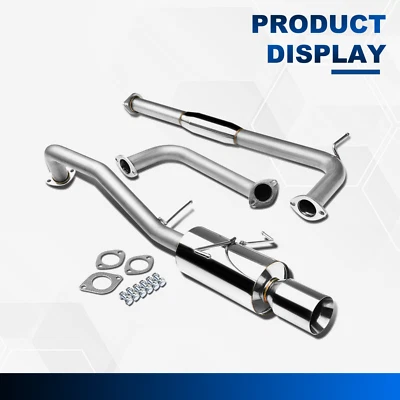 PARA 00-03 NISSAN MAXIMA V6 3.0L 3.5L 4" PUNTA SILENCIADOR CATBACK KITS DE SISTEMA DE ESCAPE Foto 1 de 4