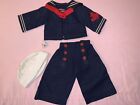 Vintage Tagged* Shirley Temple Composition 18” Doll Captain January NRA Outfit 