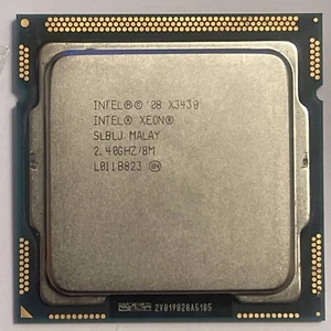 Intel Xeon SLBLJ X3430 2.40 GHz 8MB SmartCache 95 W Quad-Core CPU Processor Used - Picture 1 of 3