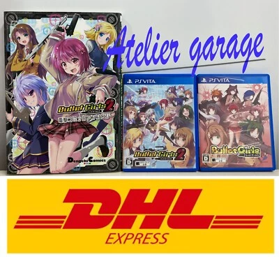 USED Vita Bullet Girls 1-2+Dengeki Comic Anthology Set Japan Barrett Girls F/S - Image 1 of 4