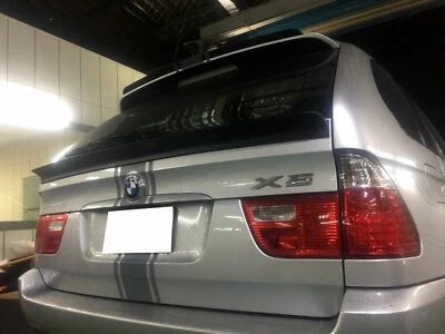 Unpainted L Type Fit For BMW BMW E53 X5 Series Rear Trunk Lip Spoiler 2000-2006 Foto 1 de 4