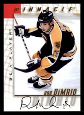 1997-98 Be A Player AUTO #6 Rob DiMaio