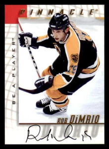 1997-98 Be A Player AUTO #6 Rob DiMaio - Picture 1 of 2