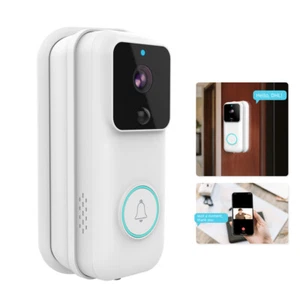 Video Doorbell Wifi Door Bell Camera Smart Wireless Phone Call Audio Intercom - Picture 1 of 10