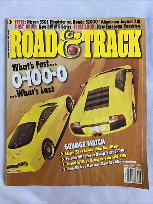 2003 August Road & Track Magazine Jaguar XJR  A Powerhouse Of A Car (MH395) - Image 1 of 3