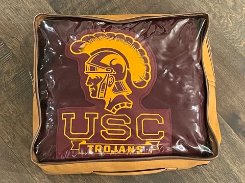 Vintage Pendleton Wool Stadium Blanket - University Of Southern California USC Cover