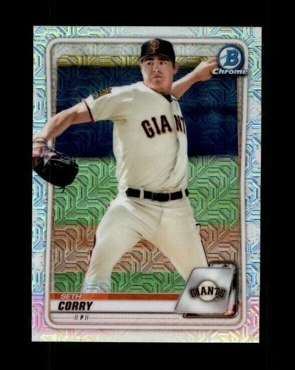 2020 Bowman Chrome Prospects Refractors #BCP242 Seth Corry  (ref 114770) - Image 1 of 1