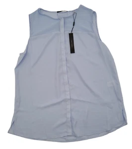 T Tahari Illusion Button-Down Damen-Tanktop mit geteiltem Saum Shirt BHFO 9125 (L) - Bild 1 von 3