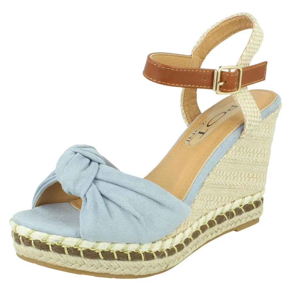 Mujeres Spot On Cuñas Con Correa Al Tobillo - Imagen 1 de 1