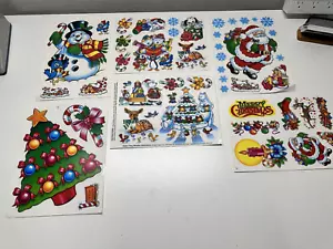 VTG Super Signs Christmas, Halloween, Easter, Thanksgiving Holiday Window Cling - Picture 1 of 7