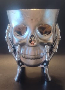 Halloween Haunted Skeleton ghost Skull Candy Dish Bowl (CC) - Picture 1 of 6