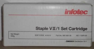 Original Infotec Staples VIII Heftklammerkassette Set Cartridge 410515 88598339  - Bild 1 von 1