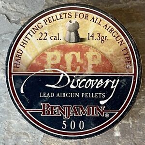 PCP Airgun Benjamin Discovery Lead Pellets .22 Cal X 425 For All Air Guns