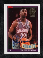 2005-06 Topps 1952 Style Fan Favorites Rainbow Foilboard /10 Johnny Newman Auto