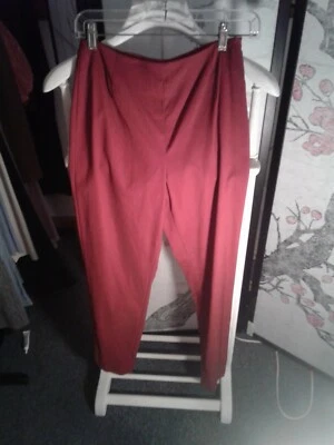 женские Barry Bricken размер 4 эластичной красный платье/повседневные брюки - Изображение 1 из 4