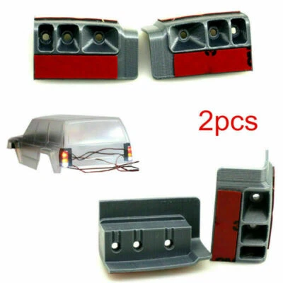 NEW Rear LED Light 3D Bucket for 1/10 Axial SCX10 II AX90046 90047 Crawler Parts - Image 1 of 4