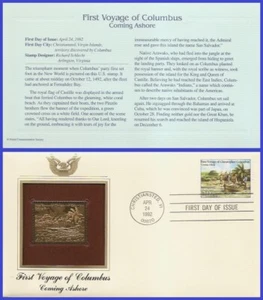 USA2 #2623 U/A GOLDEN REPLICA FDC   Coming Ashore - Imagen 1 de 1