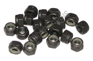 20-PLAIN STEEL-5/16-18 HEX LOCK TUERCAS NYLOC NYLON NYLON FASTENERS SUMINISTRA HARDWARE - Imagen 1 de 1