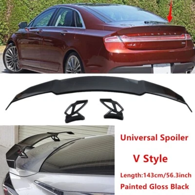 Fit For Lincoln MKZ 2013-2020 Sedan Rear Trunk Lid Racing Spoiler Wing Universal - Imagem 1 de 4